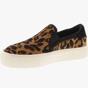 UGG Cahlvan Hair Calf Panther Slip on Sneakers size 8.5 Women's